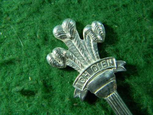 CH Dien silver plated spoon has marks in spoon
