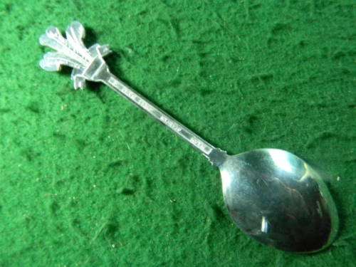 CH Dien silver plated spoon has marks in spoon