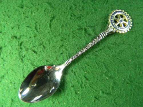Rotary International spoon in good  condition as per pictures  silver plated