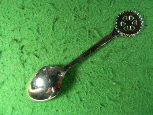 Rotary International spoon in good  condition as per pictures  silver plated