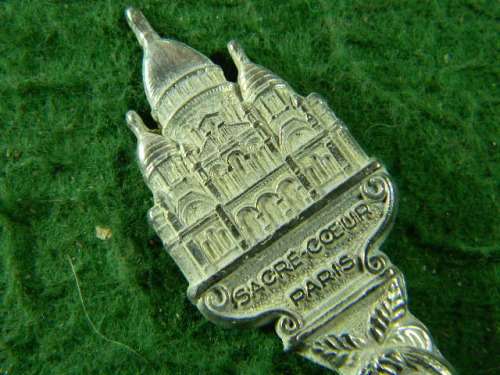 Sacre Coeur Paris spoon  in good condition  silver plated  As per pictures