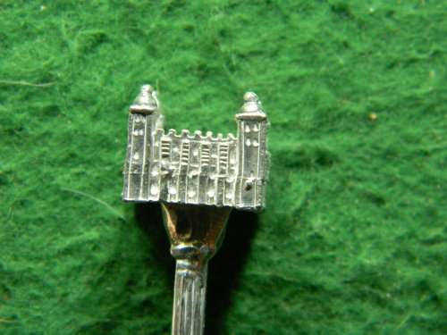 Building  silver plated  spoon as per pictures in good condition