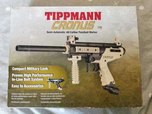 Tippmann Cronus Paintball Gun as knew for sale +scope Only used once.Postage Fastway Courier R150.00