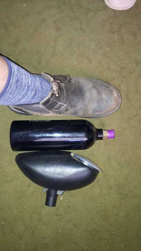 Tippmann Cronus Paintball Gun as knew for sale +scope Only used once.Postage Fastway Courier R150.00