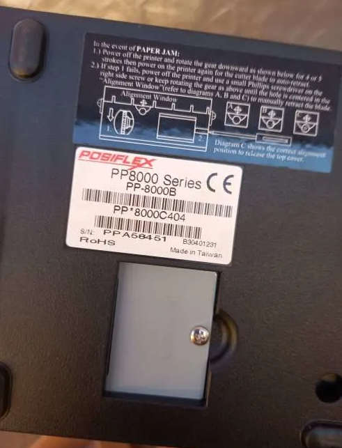 Posiflex PP-8000b Series Aura 8000 Thermal POS Receipt Printer, demo unit outside the box