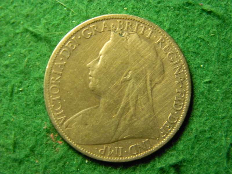 1900 one pennies 6 off as per pictures  one 1897
