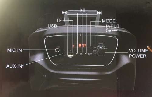 PORTABLE MP3 BOOMBOX 8`