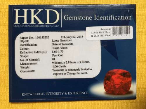HKD TANZANITE