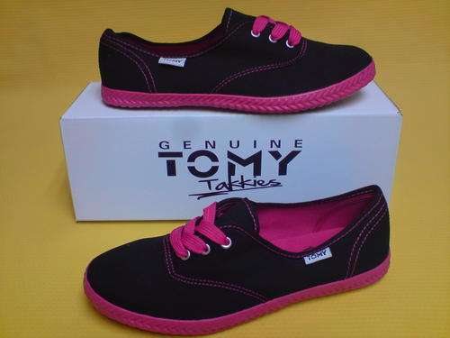 Ladies original Tomy Takkies - Neon Fuschia