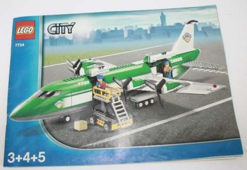 Lego City-7734-Instructions:Lego City 1+2 Lego City 3+4+5-More Than 400 Pieces