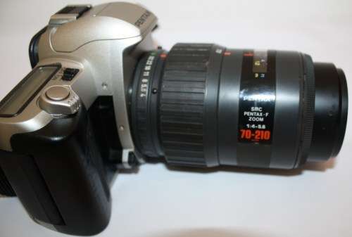 Pentax MZ-50 with Pentax 1:4-5.6   70-210mm Lens