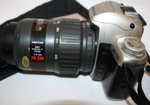 Pentax MZ-50 with Pentax 1:4-5.6   70-210mm Lens