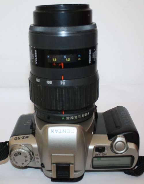 Pentax MZ-50 with Pentax 1:4-5.6   70-210mm Lens