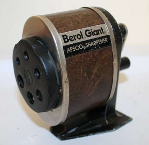 Berol Grant Pencil Sharpener-U.S.A.-Six Pencils.
