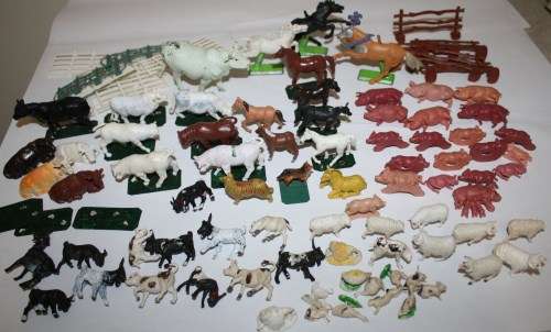 Farm Animals-Plastic-Seventy Eight plus Fences.