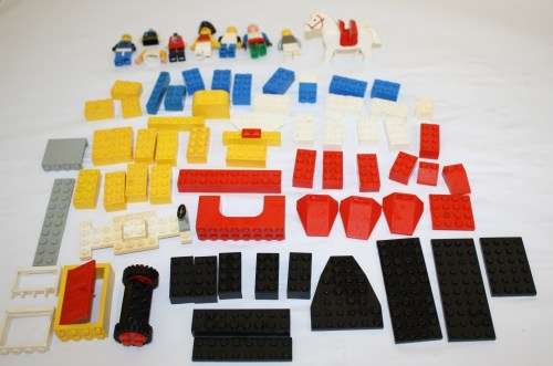 Lego Building Blocks-Original- All 'Lego' Emblem/Mark- Three Hundred and eighty nine Pieces.