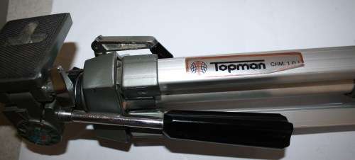 Tripod-Topman-CHM-101-'Heavy Duty'-Missing screw on camera base-As per photo.
