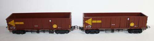 Lima-Open Wagon S.A.R.-130mm-Two Wagons.