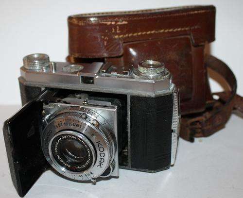 Kodak Vintage-Retina Camera-Compur Rapid in Leather Case