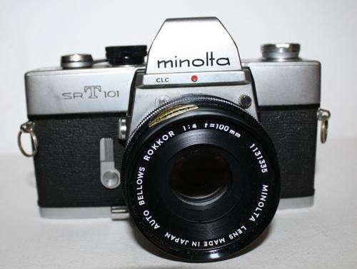 Minolta SR T 101... Plus Vitagon Auto 2X Teleconverter (MD)