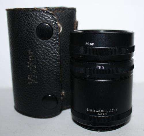 Vivitar Auto Extension Tube Set.
