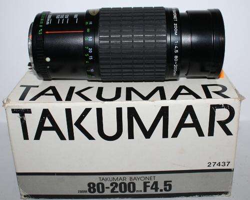 Takumar Bayonet Zoom 80-200mm F4.5...Not Digital.
