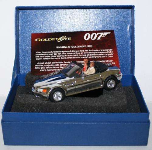 Corgi-B.M.W. Z3 Golden Eye-007-Collectors Presentation Display Box.-Mint Condition.
