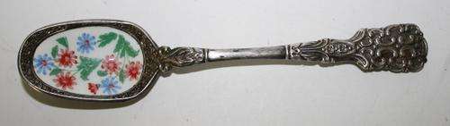 W brite Enamel Floral Spoon-140mm