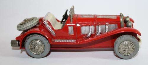 Mercedes SSK-Schuco  Micro Racer Made in Germany-Vintage 1950's-Clockwise-With Key.