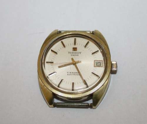 Tissot -Tissonic Electronic-Mens Watch-Swiss-As per Photos-Not Working