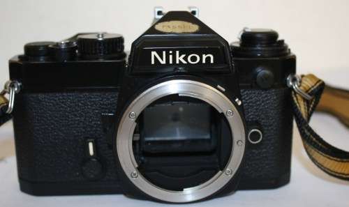 Nikon FE Black SLR 35mm Film Camera-Vintage Body-All Working Shutter Not Working Every Time.