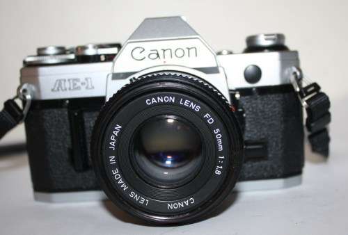 Canon AE-1 Fantastic Condition-Canon 50mm 1.8 Lens-Rare "Olympic Winter Games" Lens Hood
