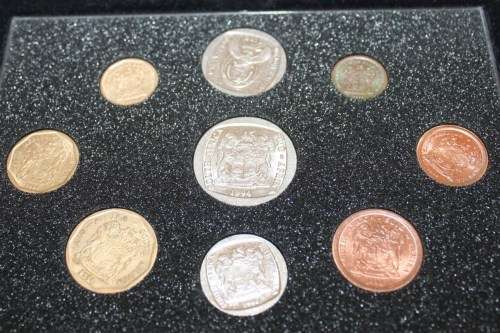 South Africa/Suid Afrika Proof Coin Set 1994-Two Rand-Not 1994(2010)-As per Photos