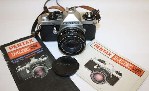 Pentax ME Super-SMC Pentax -M 1:1.7 50mm Lens-Including Two Instruction Books,and Lens Cap.