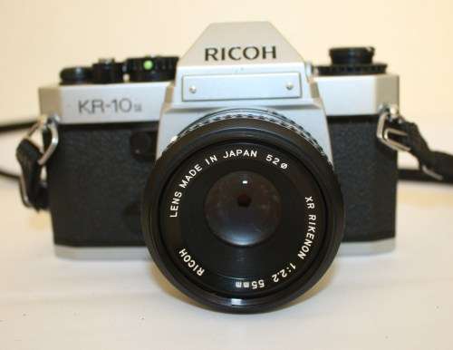 Ricoh KR-10se S.L.R. Camera-Good Cosmetic Condition-Including Bag,Lens Caps,Blower Brush and Books.