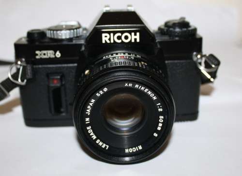 *Ricoh* XR-6 S.L.R. Camera..XR Rikenon f1.2 50mm Ricoh Lens-Clean...Good Condition.