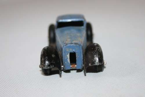 Dinky **Pre-War 24e Super Streamlined Saloon** Black/Blue. For Restoration..As per photos.