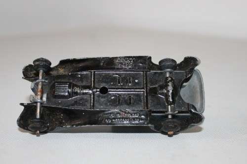 Dinky **Pre-War 24e Super Streamlined Saloon** Black/Blue. For Restoration..As per photos.