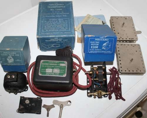 **Meccano** Parts Large Amount of Parts/Gears/Electric Motors,Smalls etc..etc..As per photos