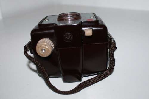 **Kodak Brownie Holiday Camera**Takes 127 Film..Original Box...Shutter Fires...Excellent Condition.