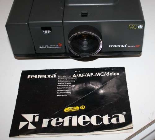 Slide Projector**Reflecta Diamator 'AF'-Made in Germany Agomar 90mm f/2.8 Lens-Incl 10 Magazines