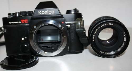 **Konica Autoreflex TC** Konica Hexanon AR 50mm f 1.7 Lens....Incl 135mm f 3.5 Lens
