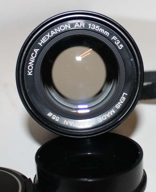 **Konica Autoreflex TC** Konica Hexanon AR 50mm f 1.7 Lens....Incl 135mm f 3.5 Lens