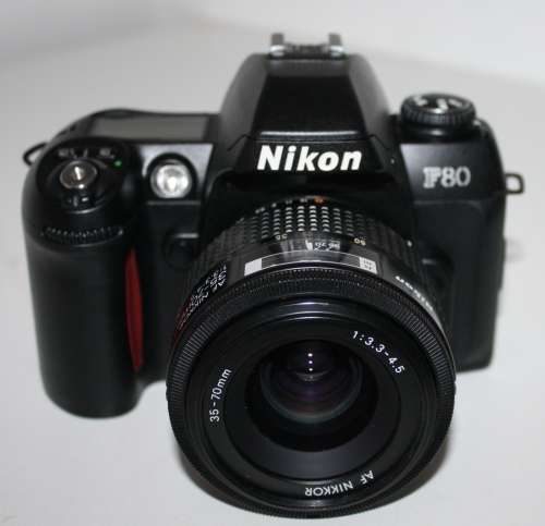 **Nikon F80 Black S.L.R. Camera**Nikkor 35-70mm 1:3.3-4.5 Lens..Excellent Condition