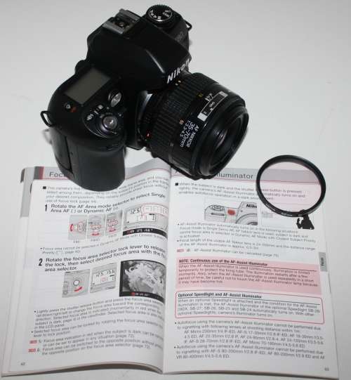 **Nikon F80 Black S.L.R. Camera**Nikkor 35-70mm 1:3.3-4.5 Lens..Excellent Condition