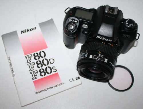 **Nikon F80 Black S.L.R. Camera**Nikkor 35-70mm 1:3.3-4.5 Lens..Excellent Condition