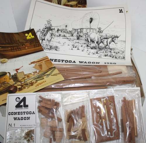Artesania Latina **Contestoga Wagon 1750**Ref.16003 Parts Still Sealed..As New