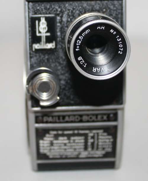 **Bolex Paillard** 8mm Movie camera..Excellent Condition..With Original Leather Bag.