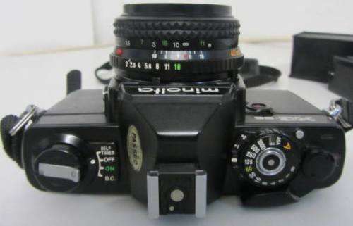 **Minolta XG-SE-Black**including Minolta Auto Winder G...MD Rokkor 45mm 1:2 Lens.