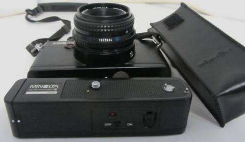 **Minolta XG-SE-Black**including Minolta Auto Winder G...MD Rokkor 45mm 1:2 Lens.